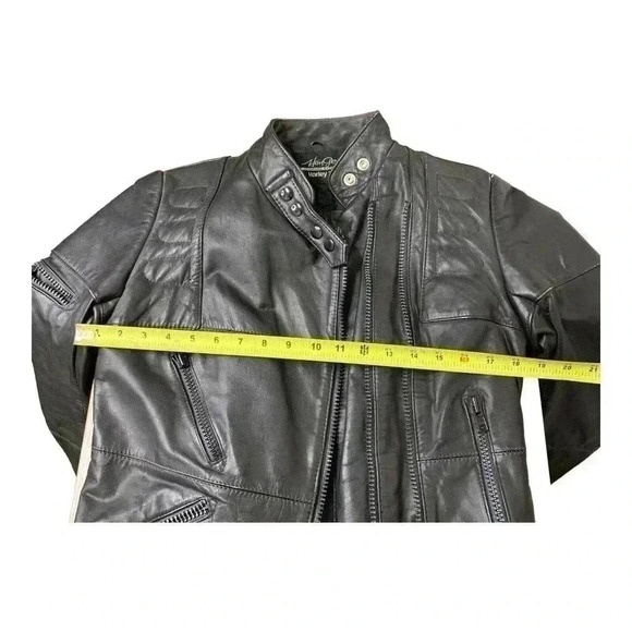 HEIN GERICKE for HARLEY DAVIDSON MOTORCYCLE LEATHER PADDED JACKET MENS 36 - Picture 14 of 15